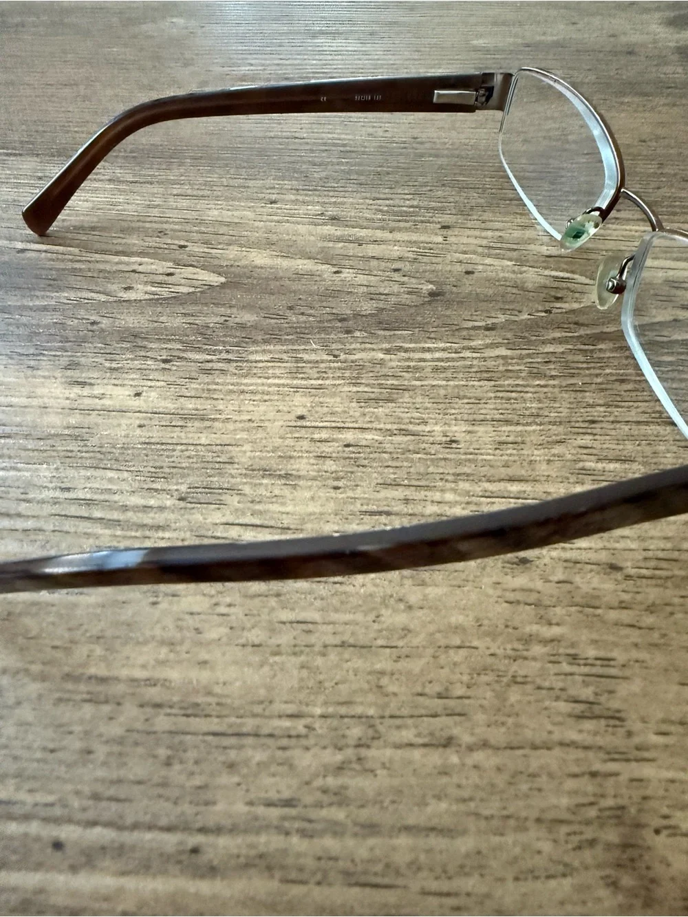 Oleg Cassini Women’s Eyeglasses Frame OCO326-200 Brown Metal Rectangle 53-18-135